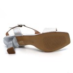 Emmanuelle sandaal wit/zilver 23609